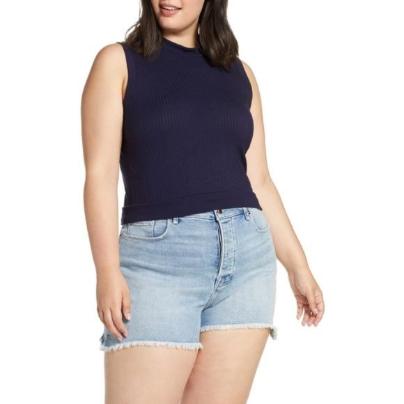 Nordstrom BP Mock Neck Ribbed Tank Top - Picture 3 of 4